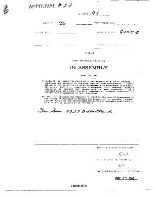 NYS Bill and Veto Jackets: 1996, Chapter 97