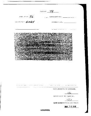 NYS Bill and Veto Jackets: 1996, Chapter 79