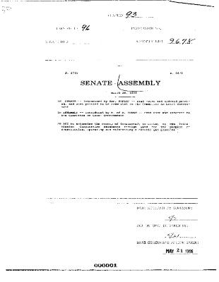NYS Bill and Veto Jackets: 1996, Chapter 93