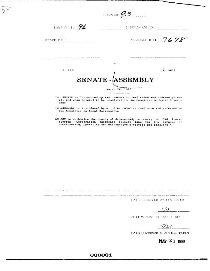 NYS Bill and Veto Jackets: 1996, Chapter 93