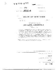 NYS Bill and Veto Jackets: 1996, Veto 83