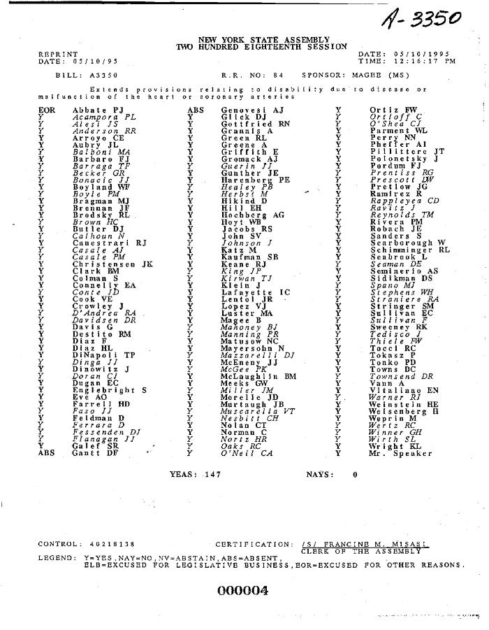 NYS Bill and Veto Jackets: 1995, Chapter 137