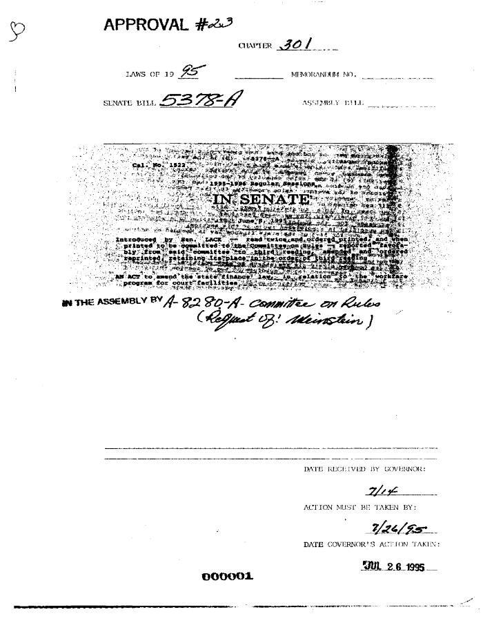 NYS Bill and Veto Jackets: 1995, Chapter 301