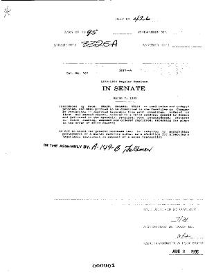 NYS Bill and Veto Jackets: 1996, Chapter 426