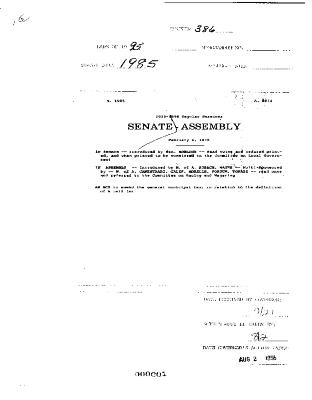 NYS Bill and Veto Jackets: 1995, Chapter 386