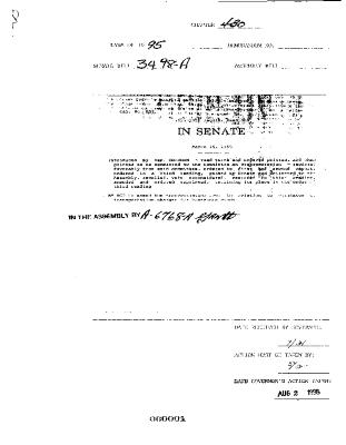 NYS Bill and Veto Jackets: 1995, Chapter 430