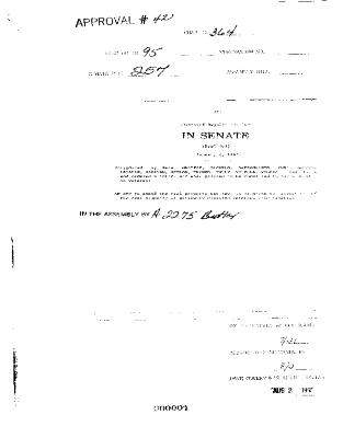 NYS Bill and Veto Jackets: 1995, Chapter 364