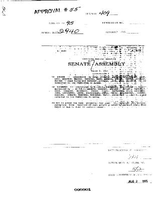 NYS Bill and Veto Jackets: 1995, Chapter 409