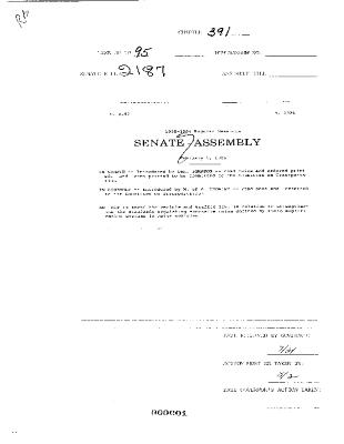 NYS Bill and Veto Jackets: 1995, Chapter 391