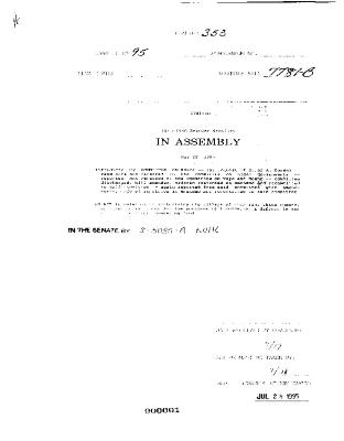 NYS Bill and Veto Jackets: 1995, Chapter 353