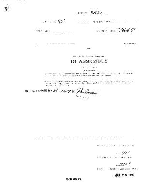NYS Bill and Veto Jackets: 1995, Chapter 352