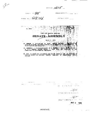 NYS Bill and Veto Jackets: 1995, Chapter 405