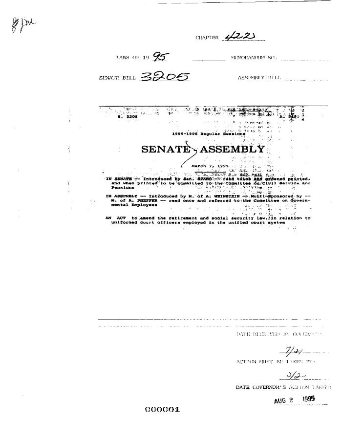 NYS Bill and Veto Jackets: 1995, Chapter 422