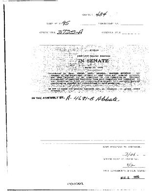 NYS Bill and Veto Jackets: 1995, Chapter 434