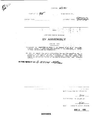 NYS Bill and Veto Jackets: 1995, Chapter 412