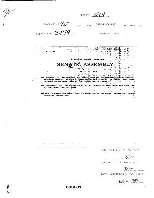 NYS Bill and Veto Jackets: 1995, Chapter 419