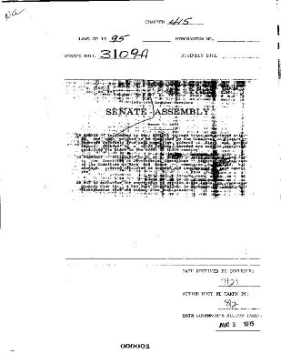 NYS Bill and Veto Jackets: 1995, Chapter 415