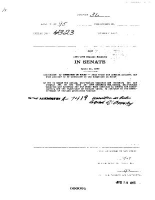 NYS Bill and Veto Jackets: 1995, Chapter 36
