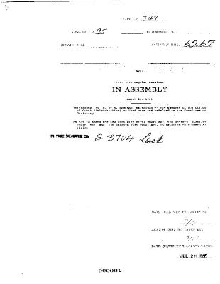 NYS Bill and Veto Jackets: 1995, Chapter 347