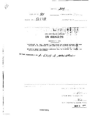 NYS Bill and Veto Jackets: 1995, Chapter 389