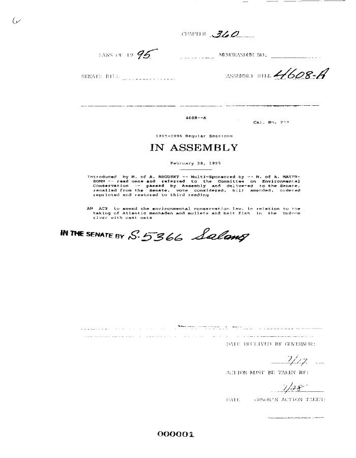 NYS Bill and Veto Jackets: 1995, Chapter 360