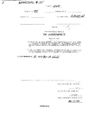 NYS Bill and Veto Jackets: 1995, Chapter 348