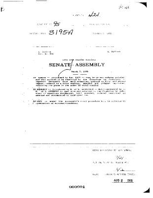 NYS Bill and Veto Jackets: 1995, Chapter 421