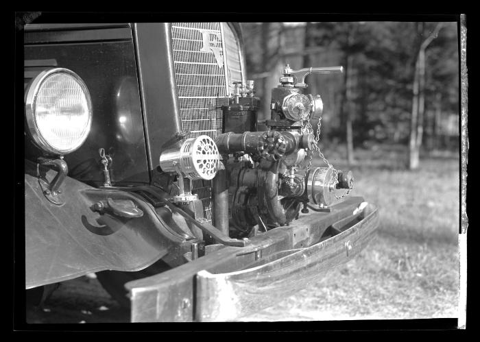 Forest Fire Trucks at Saranac Showing Engines