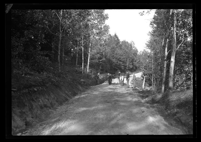 Finished truck trail Syracuse Universtiy forest, Wanakena camp, CCC labor