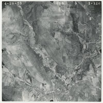 Aerial photograph of Cattaraugus USGS quadrangle