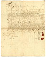 Indian deed to James Henderson of land on the south side of the Mohawk river, 1737