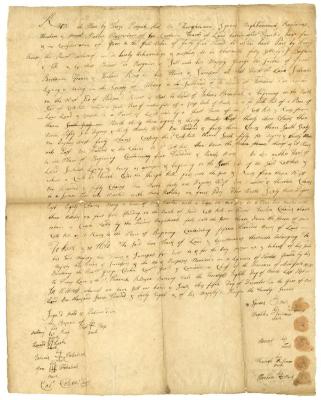 Indian deed to Henry Remsen for land in Albany county, 1748