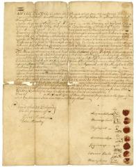 Indian deed to Gerrit Johannesse Lansingh and Robert Lansingh of land near Kinderhook, 1733