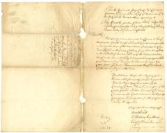 Petition of  Arent Bratt and others regarding land west of Huntersfield, Schoharie County, 1739