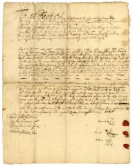 Indian deed to John Lindesay and others of land on the south side of the Mohawk River, 1735