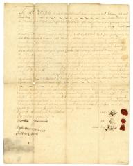 Indian deed to Arent Bratt and others of land west of Huntersfield, Schoharie County, 1739