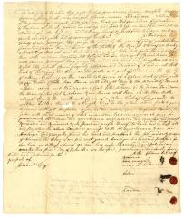 Indian deed to Jacob Frederick Lawyer and others of land southwest of Schoharie, 1744