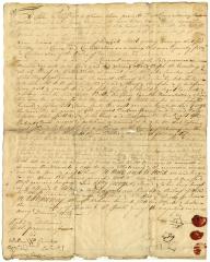 Indian deed to Walter Butler and others for land on the Mohawks river, 1733