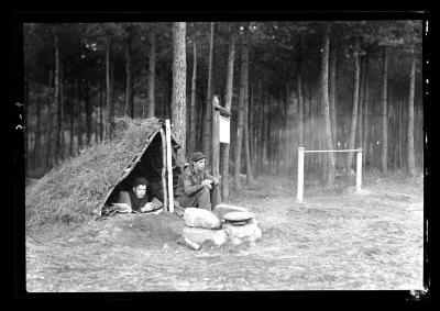 CCC Boys Guarding Truck Trail in Adirondacks