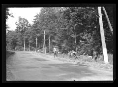 Boys from Barnum Pond Working on Barnum Pond Road CCC Labor