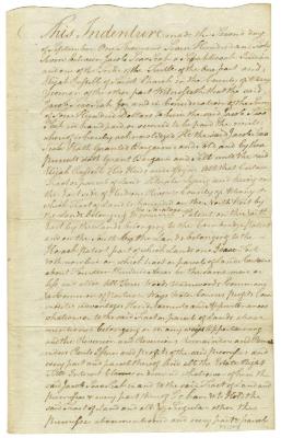 Indian deed to Elijah Russell, for lands near Hoosick