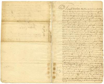 Indian deed to John Glen and others, for land between Sacondaga, Cayaderossera and Hudson's river, 1772