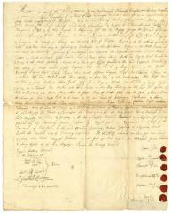 Indian deed to Abraham and William Salisbury for land north of Catskill, 1748