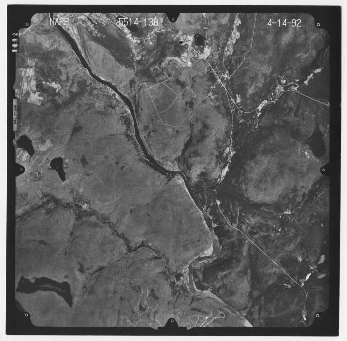 Aerial photograph of Narrowsburg USGS quadrangle