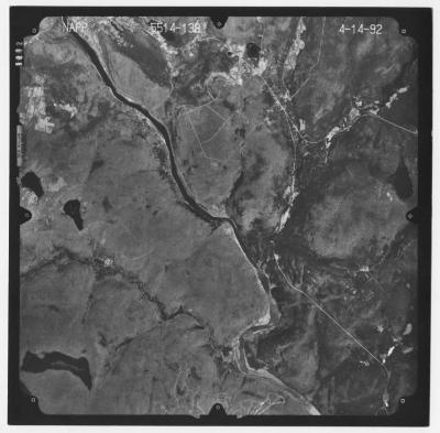 Aerial photograph of Narrowsburg USGS quadrangle