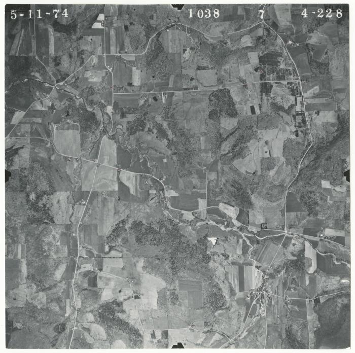 Aerial photograph of Cattaraugus USGS quadrangle