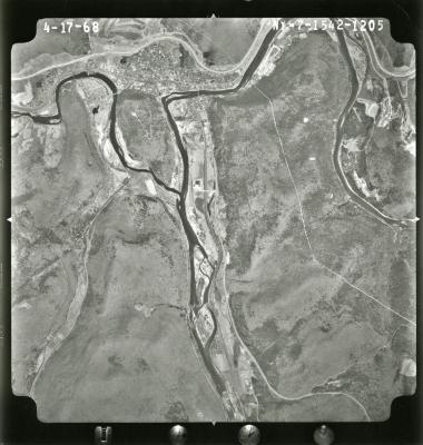 Aerial photograph of Hancock NY-PA USGS quadrangle