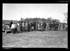 4-H Club Boys and Girls Receiving Trees for Planting, East Schodack, N.Y.