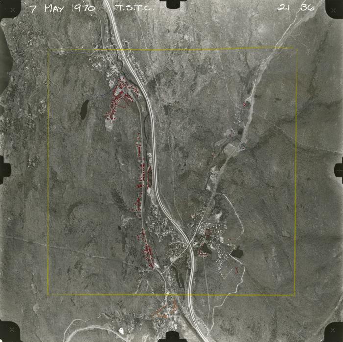 Aerial photograph of Sloatsburg USGS quadrangle