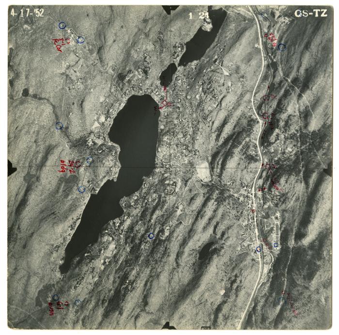 Aerial photograph of Sloatsburg USGS quadrangle